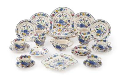 Mason's Ironstone "Regency" Speise-, Tee- und Kaffeeserviceteile: - Decorative Porcelain & Silverware