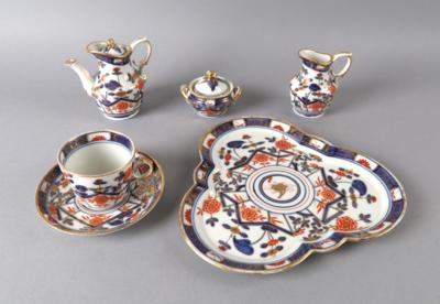 Solitär, Hardmuth, Budweis, Mitte 19. Jh., - Decorative Porcelain & Silverware