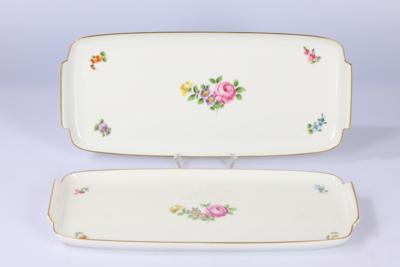 Augarten - 2 Sandwichplatten, - Decorative Porcelain & Silverware