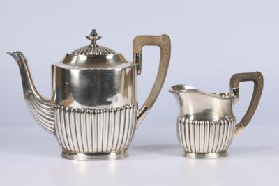 Berndorf - Kaffeekännchen und Gießer, - Decorative Porcelain & Silverware