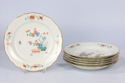 Meissen - 6 Dessertteller Dm. 20 cm, - Decorative Porcelain & Silverware