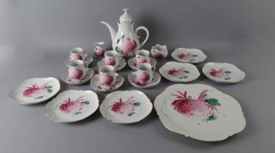 Meissen Kaffeeservice: - Decorative Porcelain & Silverware