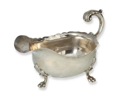 Sauciere aus Silber, George Nathan  &  Ridley Hayes, Chester, 1899 - Decorative Porcelain & Silverware