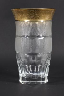 Vase aus der Serie Splendid, Formentwurf: 1911, Prod. Nr. 10 160, Ausführung: Moser Karlsbad, um 1990 - Tischlein deck dich!