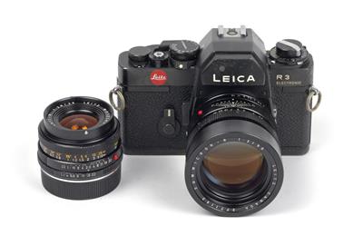 LEICA R3 Electronic mit zwei Objektiven - Fotoapparate