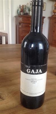 1990 Gaja Sperss Barolo DOCG (Etikett beschädigt) - Die große Dorotheum Weinauktion powered by Falstaff