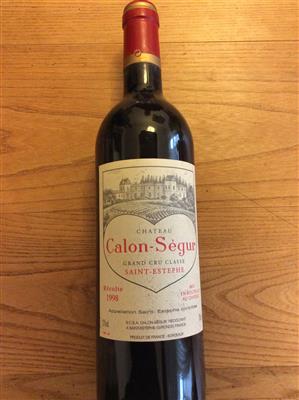 1998 Château Calon-Ségur 3ème Grand Cru Classé Saint-Estèphe - Die große Dorotheum Weinauktion powered by Falstaff