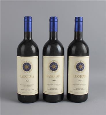 1994 Tenuta San Guido Sassicaia Bolgheri DOC, Toskana, 3 Flaschen - Die große Oster-Weinauktion powered by Falstaff