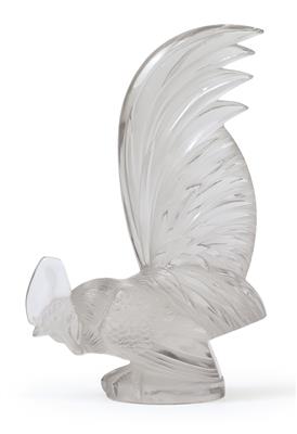 Paperweight "Coq Nain", René Lalique, Wingen-sur-Moder, designed on 10 February 1928, - Jugendstil and 20th Century Arts and Crafts