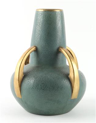 Paul Dachsel, vase with four handles, Turn-Teplitz, c. 1904/10, - Jugendstil and 20th Century Arts and Crafts