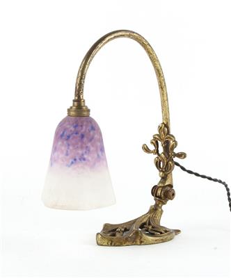 Table lamp, Verrerie Schneider, Epinay-sur-Seine, c. 1930/35, - Jugendstil and 20th Century Arts and Crafts