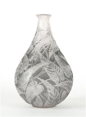 Vase "Sauge", René Lalique, Wingen-sur-Moder, designed c. 1923, - Secese a umění 20. století