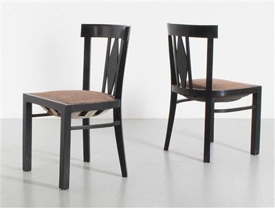 Two chairs, Austria, c. 1920/30, - Jugendstil and 20th Century Arts and Crafts