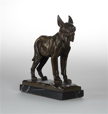 Hugo Postl, Wildkatze, Österreich, um 1920 - Jugendstil und Kunsthandwerk des 20. Jahrhunderts