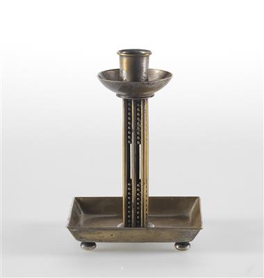 A candlestick, Argentorwerke Rust & Hetzel, Vienna c. 1910/15 - Jugendstil and 20th Century Arts and Crafts