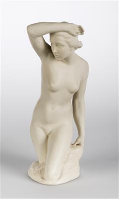 R. Kaesbach, female nude, designed in 1937, executed by Rosenthal porcelain factory, Selb - Secese a umění 20. století