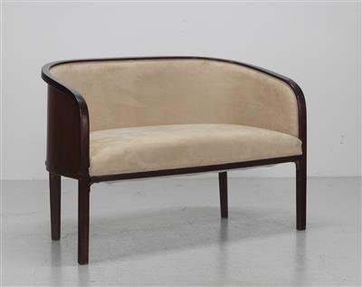 A settee, attributed to Josef Hoffmann, designed before 1916, executed by J.  &  J. Kohn, Vienna, model no. 975/C - Secese a umění 20. století