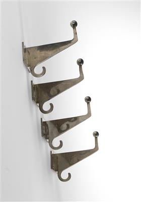 Four Art Deco clothes hooks, c. 1920 - Jugendstil e arte applicata del XX secolo