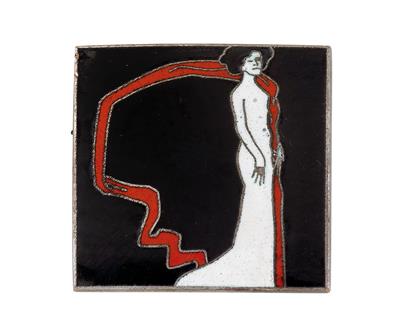 Anstecknadel "Marya Delvard", - Jugendstil und Kunsthandwerk des 20. Jahrhunderts