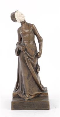 Frauenfigur, nach einem Entwurf von Anton Endstofer, Österreich, um 1910 - Secese a umění 20. století