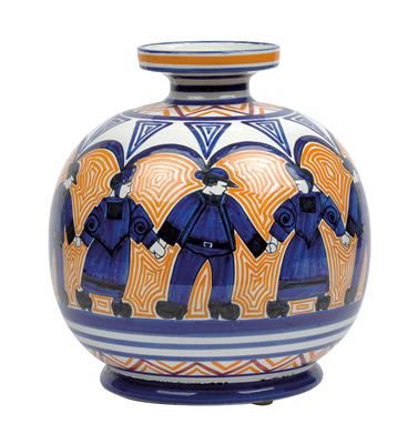Vase mit Figurenreigen, - Jugendstil and 20th Century Arts and Crafts
