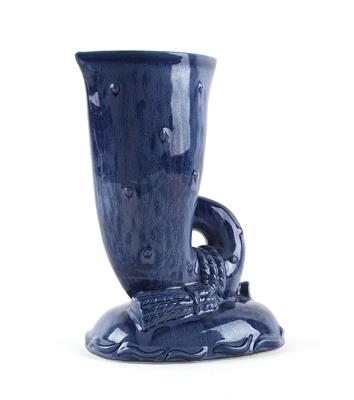 Vally Wieselthier, Vase in Form eines Füllhorns, General Ceramics, New Jersey, ab 1940 - Jugendstil and 20th Century Arts and Crafts