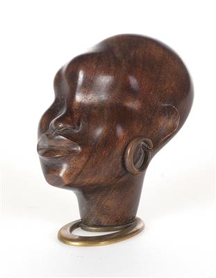 An African’s head, Werkstätten Hagenauer, Vienna - Jugendstil e arte applicata del XX secolo