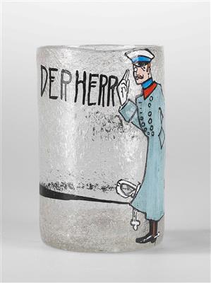 Ludwig Hohlwein (1874-1949), a glass beaker - Jugendstil e arte applicata del XX secolo