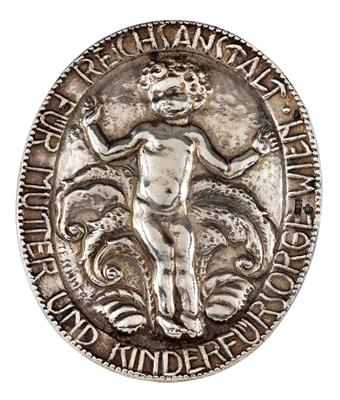 Richard Teschner, clip-on plaquette, Austria, after 1922 - Secese a umění 20. století