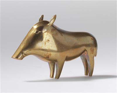 A pig, Werkstätten Hagenauer, Vienna - Jugendstil e arte applicata del XX secolo