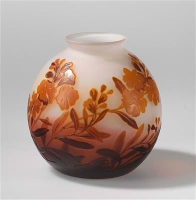 A vase "Myosotis", Emile Gallé, Nancy, 1906-14 - Jugendstil and 20th Century Arts and Crafts