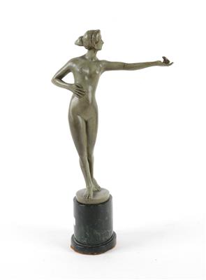 Weiblicher Akt mit Frosch, 1901 - Jugendstil e arte applicata del XX secolo