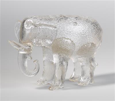 Elefant als Blumensteckgefäß, Johann Lötz Witwe, Klostermühle, 1892-93 - Jugendstil and 20th Century Arts and Crafts