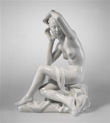 Robert Ullmann, "Susanna im Bade", Entwurf: 1937, Ausführung: Wiener Porzellanmanufaktur Augarten - Jugendstil und Kunsthandwerk des 20. Jahrhunderts