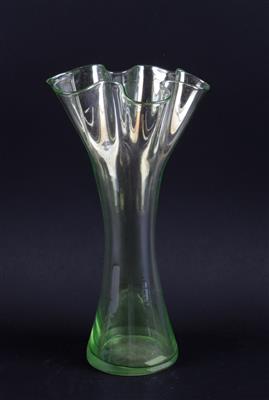 Vase (Fazzoletto Art), Typus Vetro Verde di Empoli, Entwurf: um 1960 - Jugendstil und Kunsthandwerk des 20. Jahrhunderts