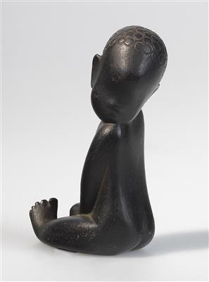 Afrikanerkind, Modellnummer 4335, Werkstätten Hagenauer, Wien - Jugendstil u. angewandte Kunst d. 20. Jahrhunderts