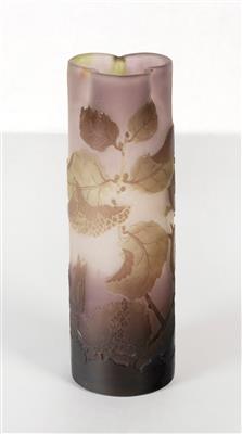 Vase mit Heckenrosen, Emile Gallé, Nancy, um 1910 - Jugendstil and 20th Century Arts and Crafts