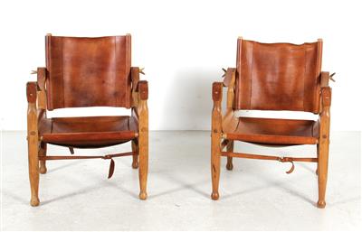 Carl Auböck, zwei "Safari"-Sessel, Modell: 4979, Entwurf: um 1950/53, Ausführung: Werkstätte Carl Auböck, Wien - Jugendstil and 20th Century Arts and Crafts