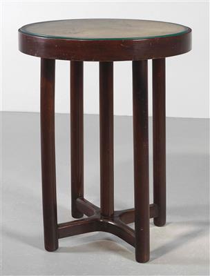 Runder Tisch, Modellnummer 1266, Entwurf: Firma J.  &  J. Kohn, Wien, um 1909 - Jugendstil und angewandte Kunst des 20. Jahrhunderts