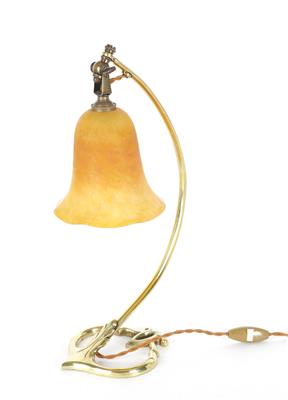 Tischlampe mit Lampenschirm von Daum, Nancy, um 1925 - Secese a umění 20. století