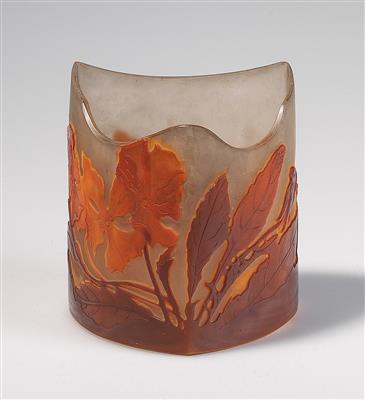 Vase mit Orchideen, Emile Gallé, Nancy, 1905-10 - Jugendstil and 20th Century Arts and Crafts