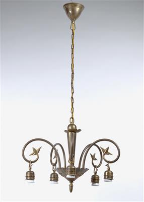 Deckenlampe in der Art von Otto Prutscher, Wien, um 1925 - Jugendstil u. Kunsthandwerk d. 20. Jahrhunderts