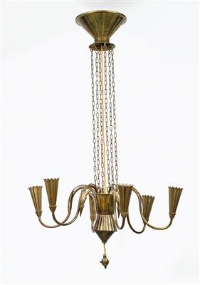 Deckenlampe in der Art von Otto Prutscher, Wien, um 1925 - Jugendstil u. Kunsthandwerk d. 20. Jahrhunderts