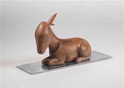 Sitzender Esel, Werkstätten Hagenauer, Wien, nach Amerika importiert von Rena Rosenthal,1920-49 - Jugendstil and 20th Century Arts and Crafts