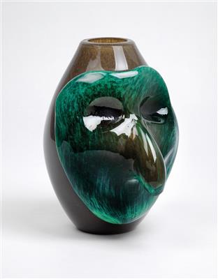 Toni Zuccheri (1937-2008), Vase "prova d'artista unica", Barovier  &  Toso, 1984 - Jugendstil and 20th Century Arts and Crafts