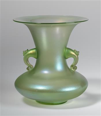 Henkelvase, Johann Lötz Witwe, Klostermühle, um 1899 - Secese a umění 20. století