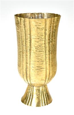 große Messingvase, Wien, um 1920 - Jugendstil e arte applicata del XX secolo