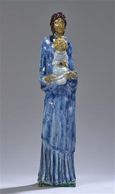 Stehende Halbfigur: Madonna mit Kind, um 1930 - Secese a umění 20. století