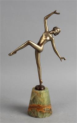 Tänzerin auf einem Bein balancierend, um 1900/20 - Jugendstil e arte applicata del XX secolo