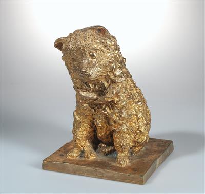 Carl Gelles (Österreich 1880-1930), sitzender Hund, Österreich, um 1920 - Jugendstil e arte applicata del XX secolo